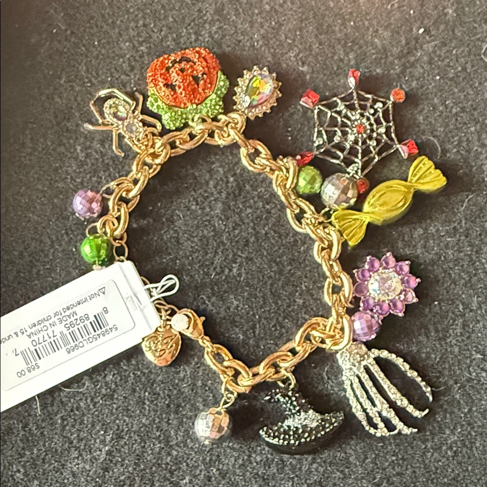 Betsy Johnson Halloween bracelet NWT